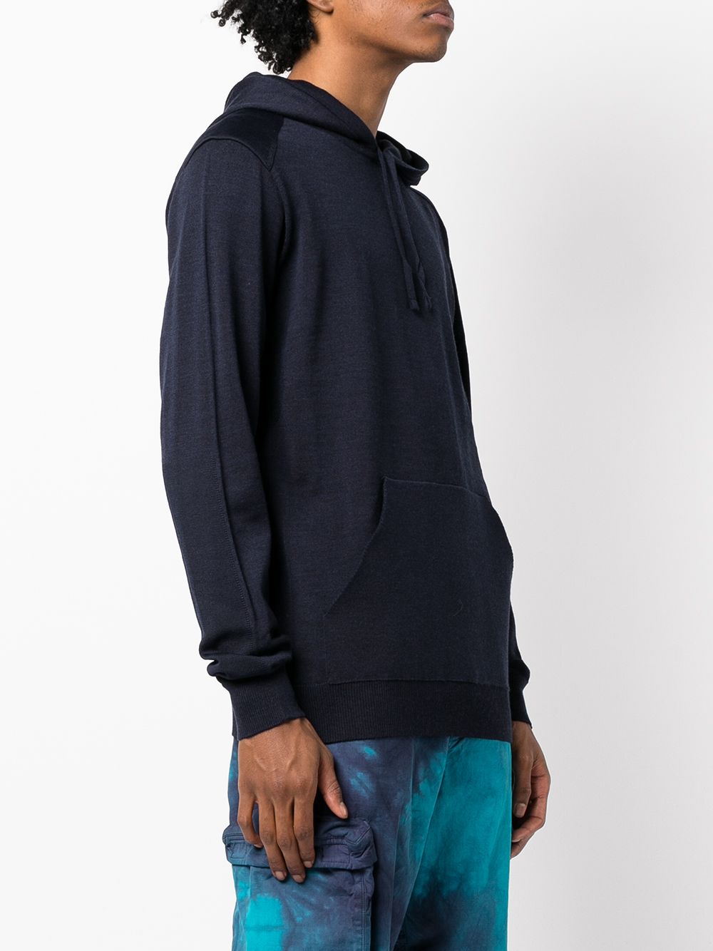 Shop Canada Goose Logo Patch Lightweight Hoodie In Blau