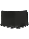 Lygia & Nanny side-stripe swim shorts - Black