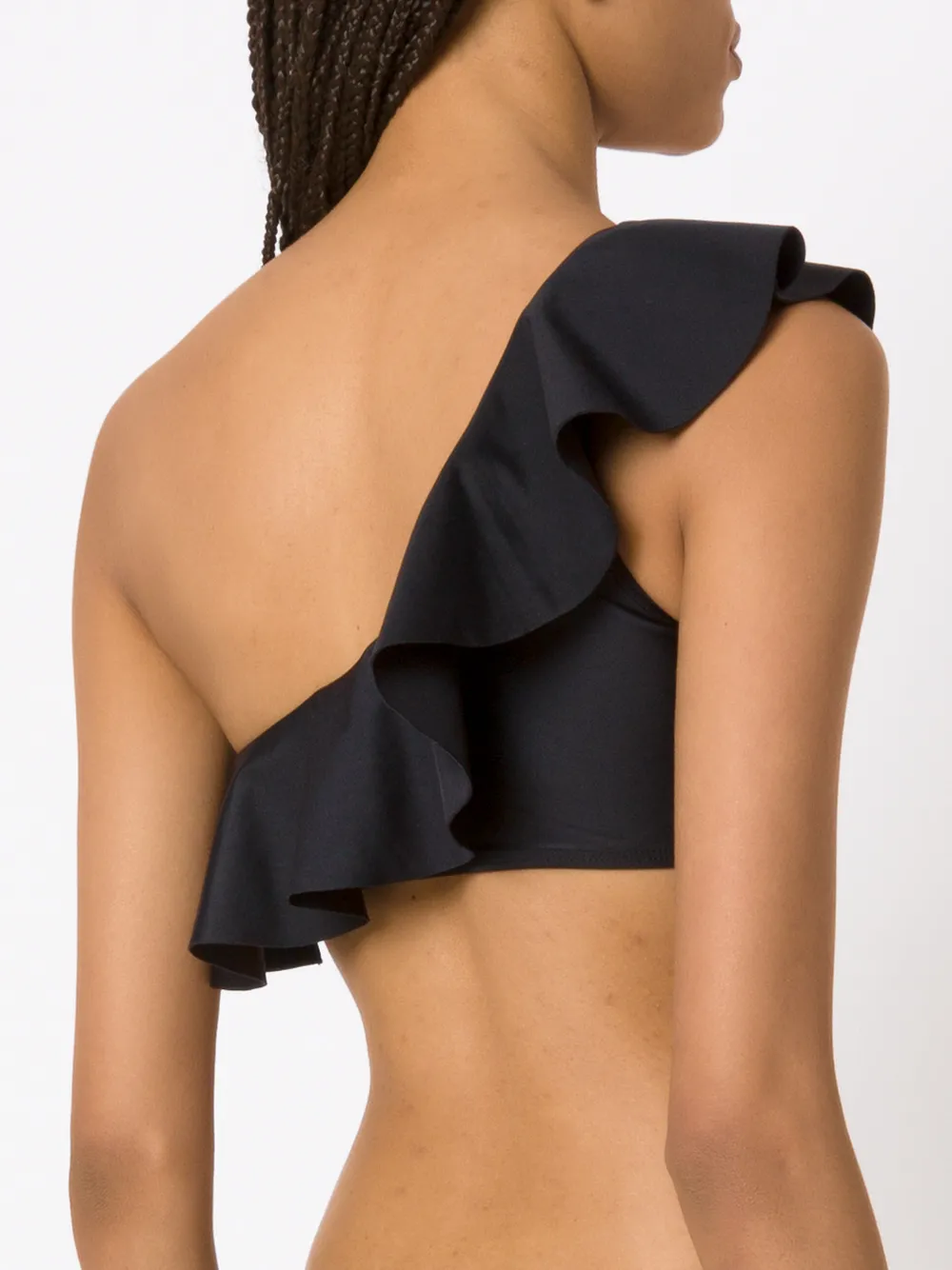 Lygia & Nanny Martina One-shoulder Bikini Top In Black