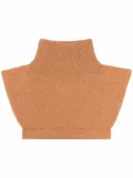 Barrie high neck cashmere collar - Neutrals