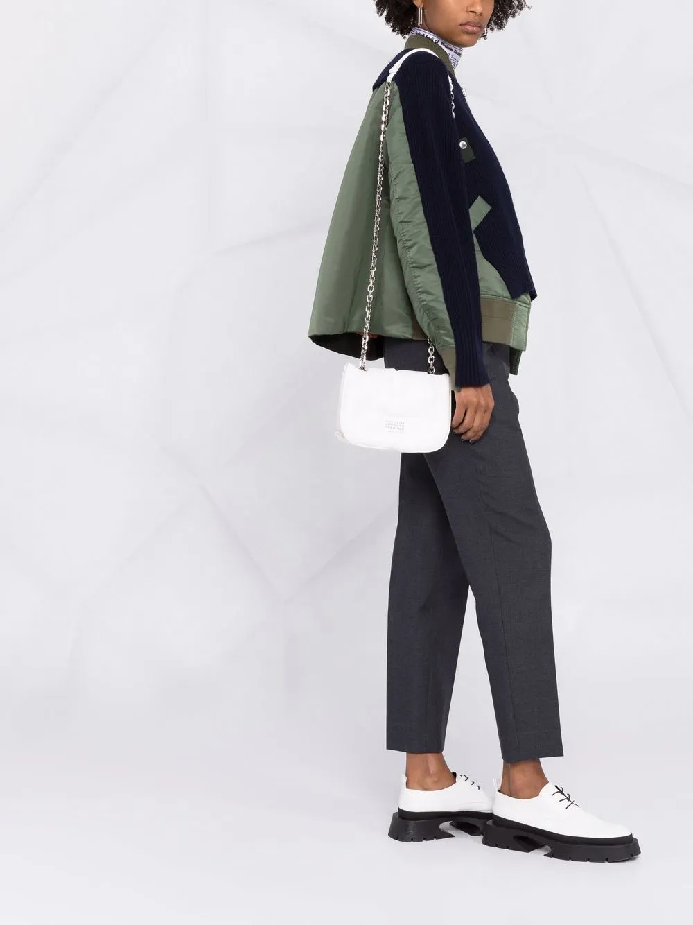 фото Maison margiela стеганая сумка на плечо glam slam