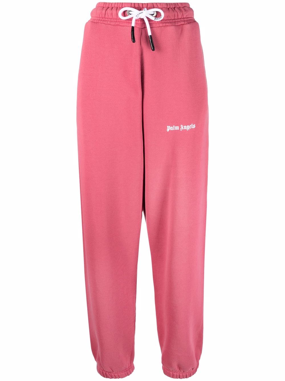 

Palm Angels logo-print drawstring track pants - Pink