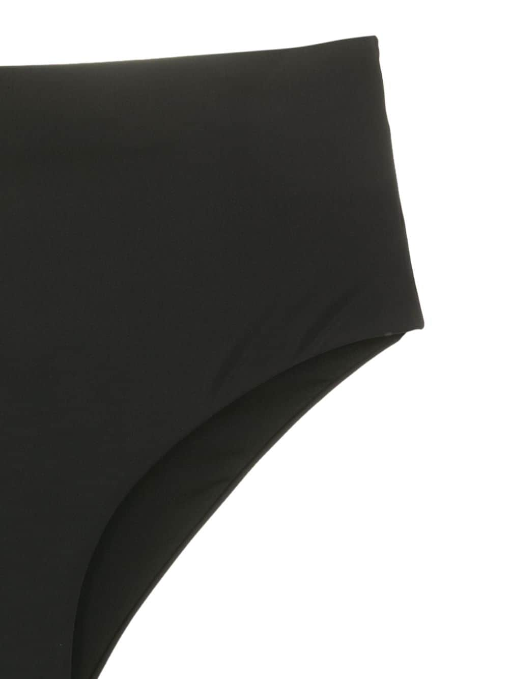 Shop Lygia & Nanny Violeta High-waist Bikini Bottoms In Black