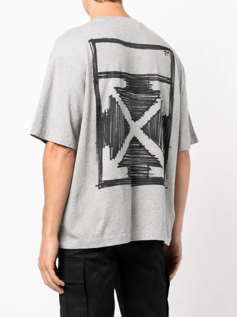 Off-White Negative Mark Print T-shirt 