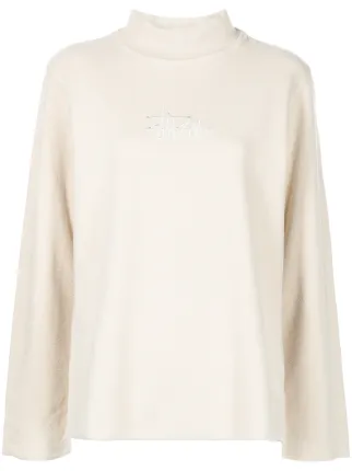 stussy white sweater