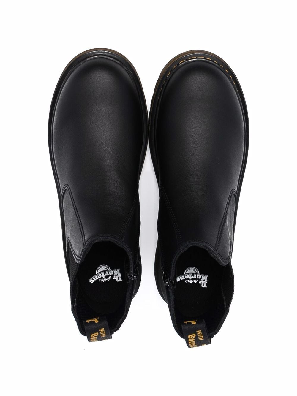 Shop Dr. Martens' Ankle Leather Boots In Black