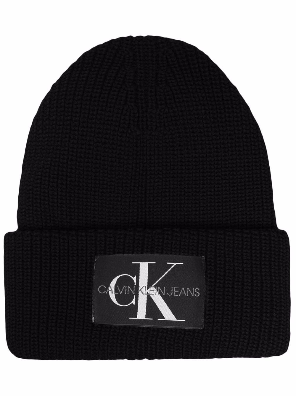 Calvin klein best sale black beanie