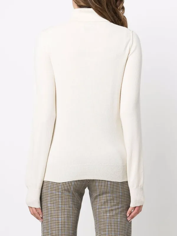 winter white cashmere jumper