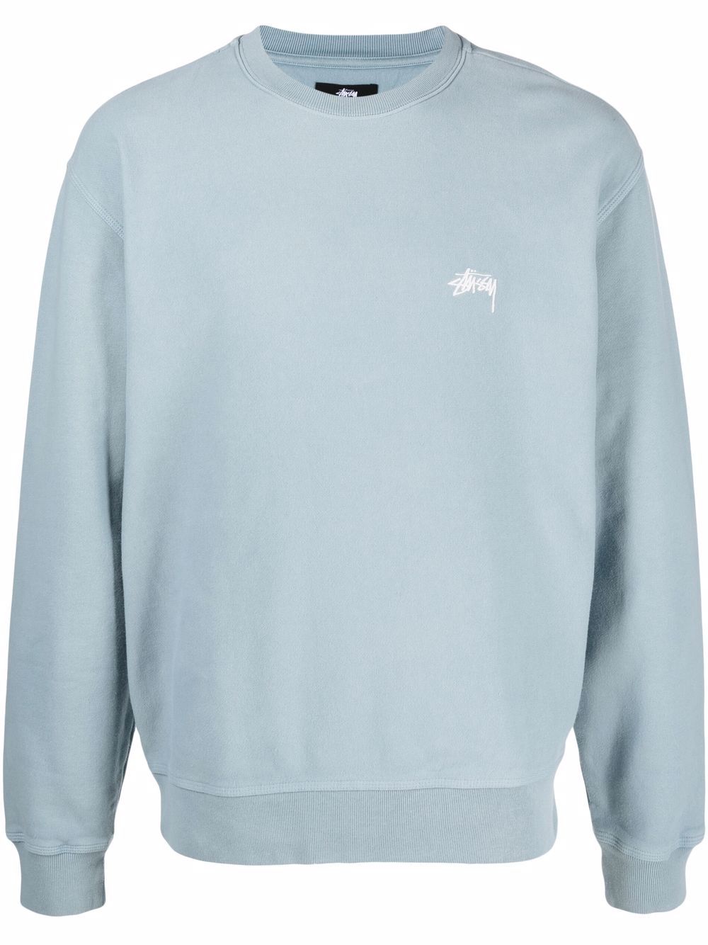 Blue 2025 stussy sweatshirt