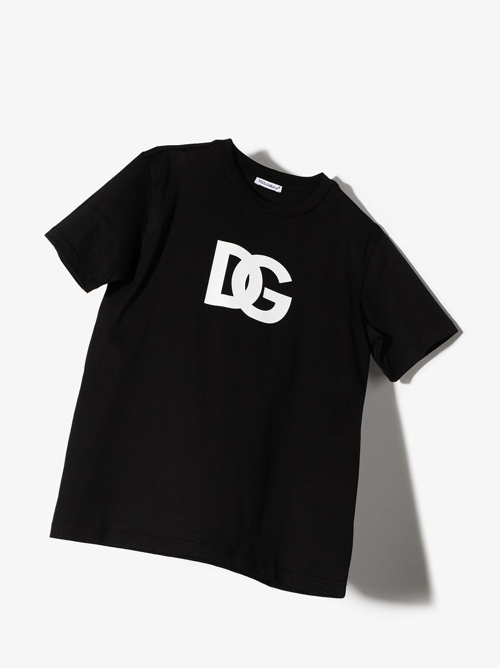 фото Dolce & gabbana kids футболка с логотипом dg