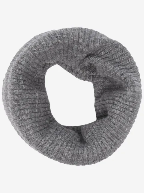 Barrie ribbed-knit cashmere snood
