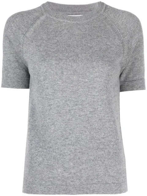 Barrie short-sleeved cashmere top 
