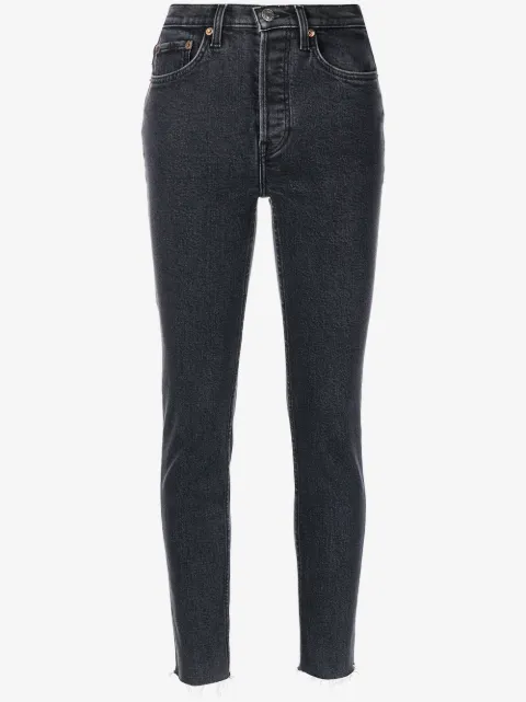 RE/DONE comfort-stretch ankle crop jeans