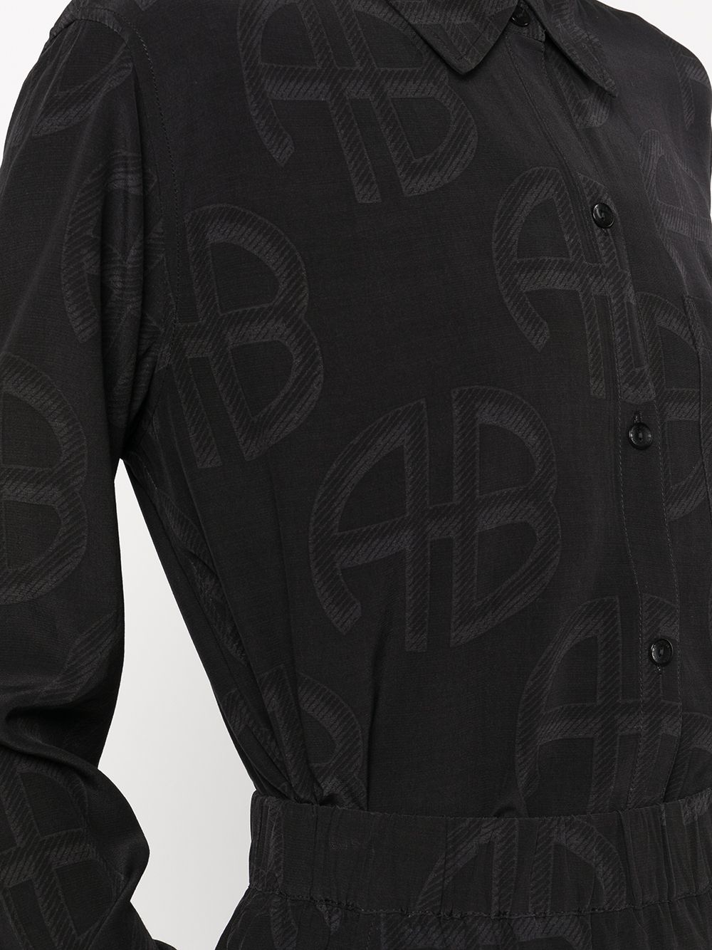 ANINE BING Aspen logo print Shirt Farfetch