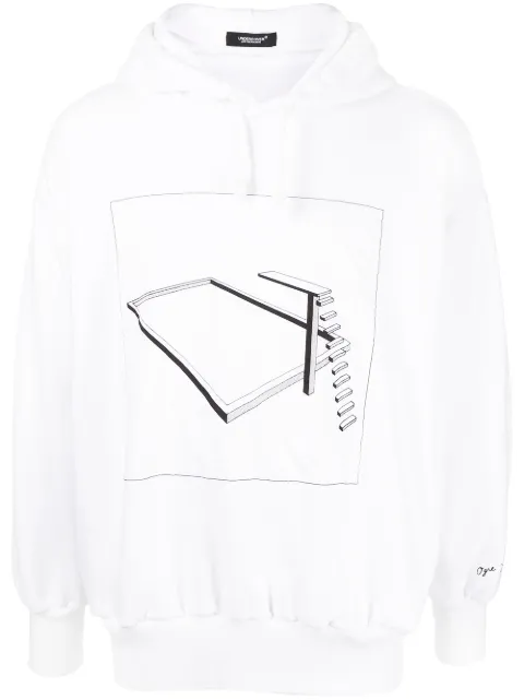 Undercover hoodie con estampado gráfico