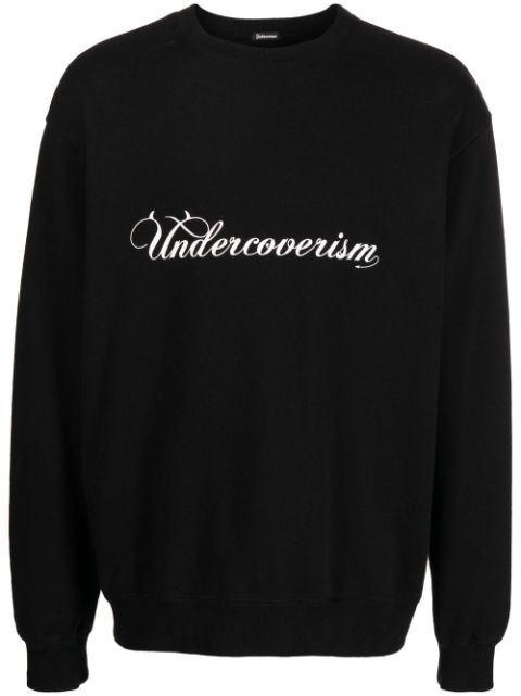 Undercoverism logo-print cotton sweater