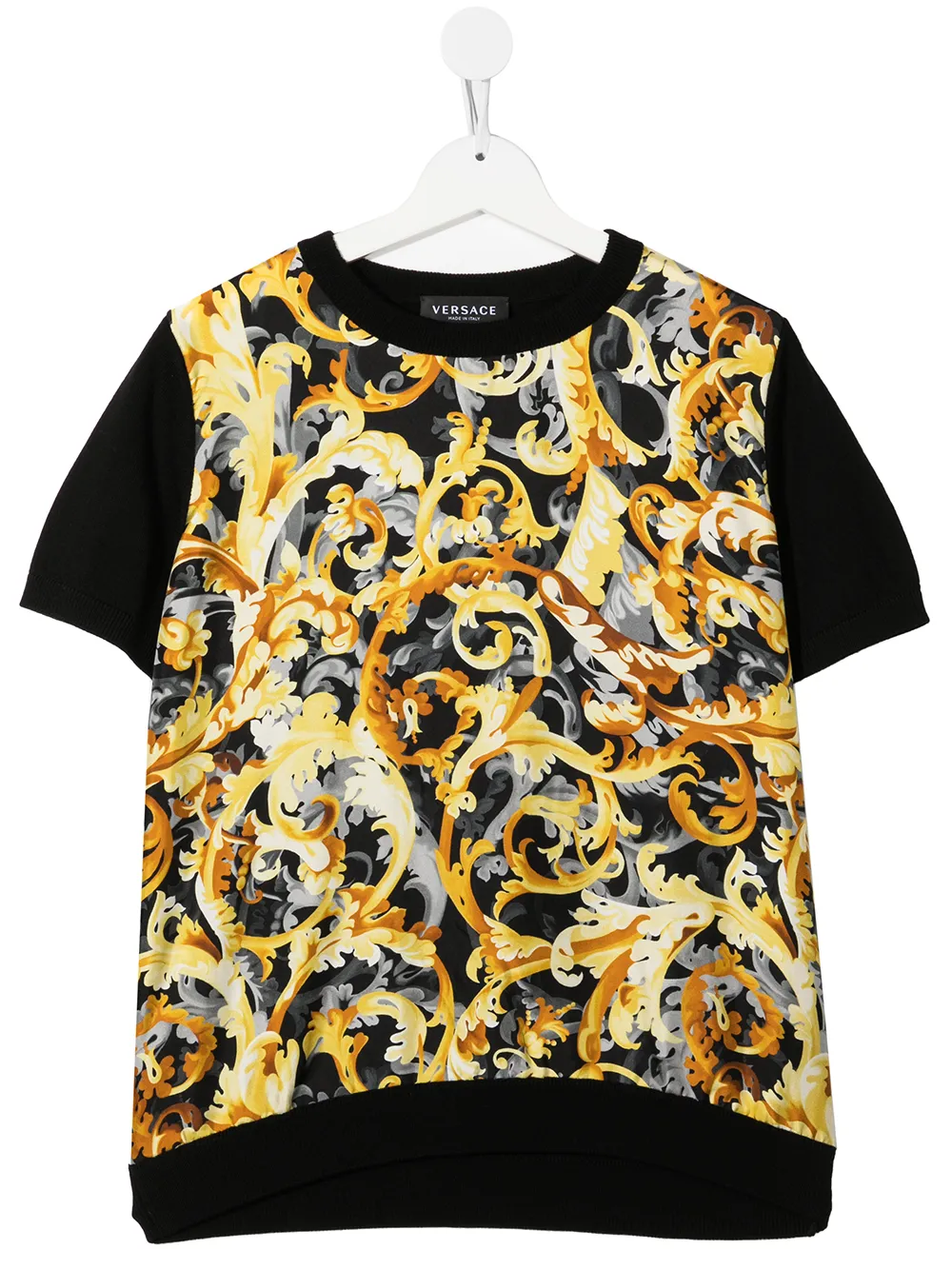

Versace Kids suéter con estampado Barocco - Negro