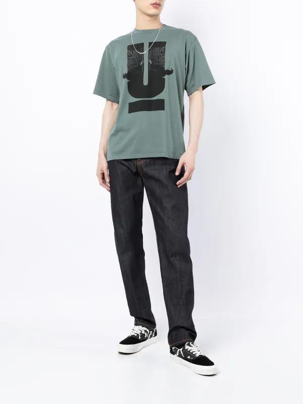 Shop UNDERCOVER logo-print T-shirt with Express Delivery - FARFETCH