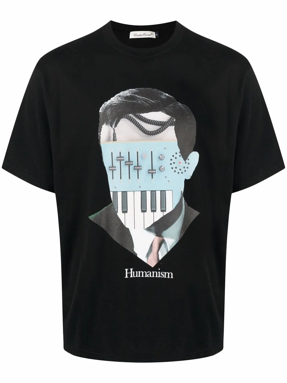 

Undercover playera Humanism de manga corta - Negro