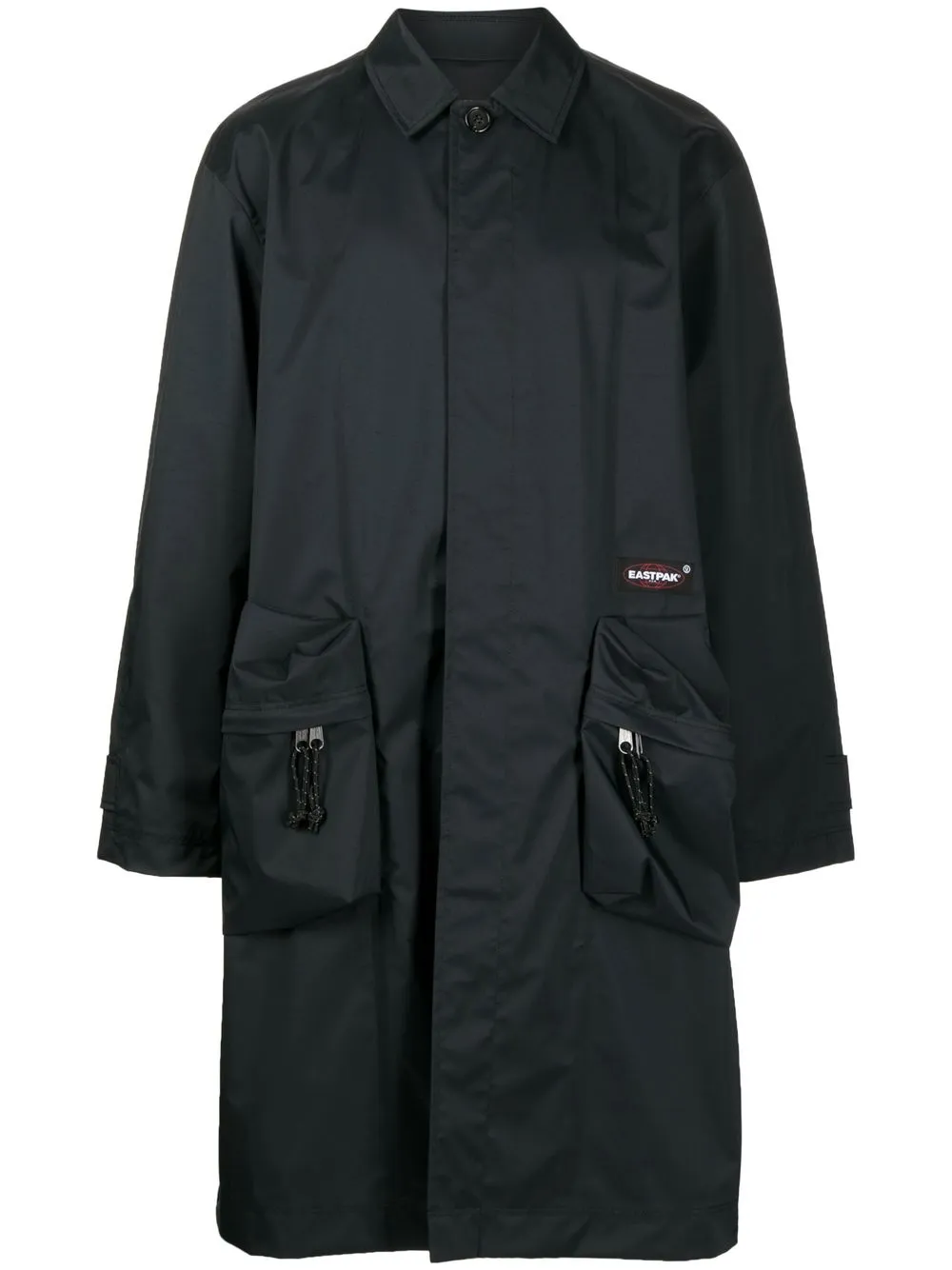 

Undercover x Eastpak patch-pocket coat - Black