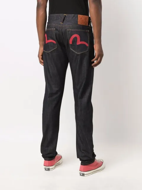 EVISU Rear logo-print Jeans - Farfetch