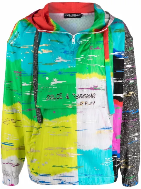 Dolce & Gabbana abstract-print logo hoodie