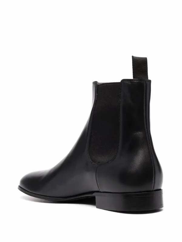 【関税&送料込】Gianvito Rossi Boots Black Gianvito Rossi ankle-length Leather Chelsea Boots | Black