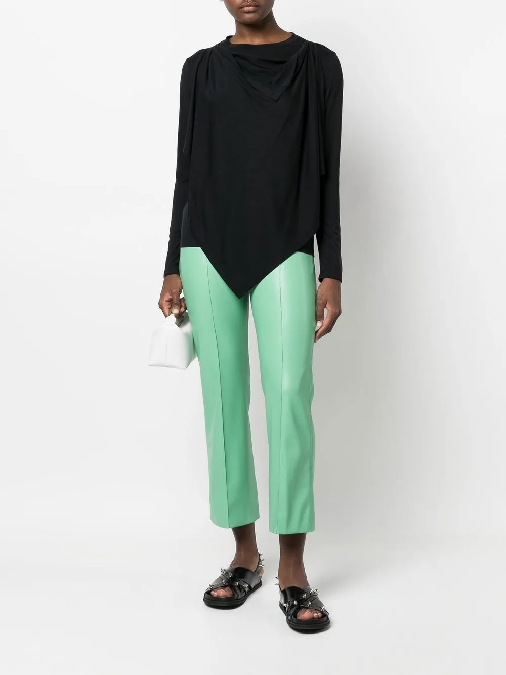 Viktor & Rolf Asymmetrische top - Zwart