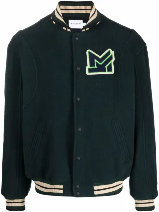 maison kitsune varsity jacket