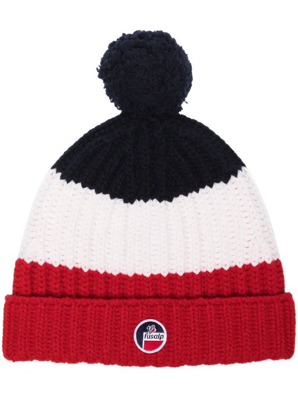 Fusalp Griaz pom-pom Striped Beanie 