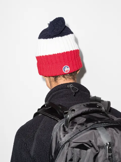Fusalp Griaz pom-pom Striped Beanie 