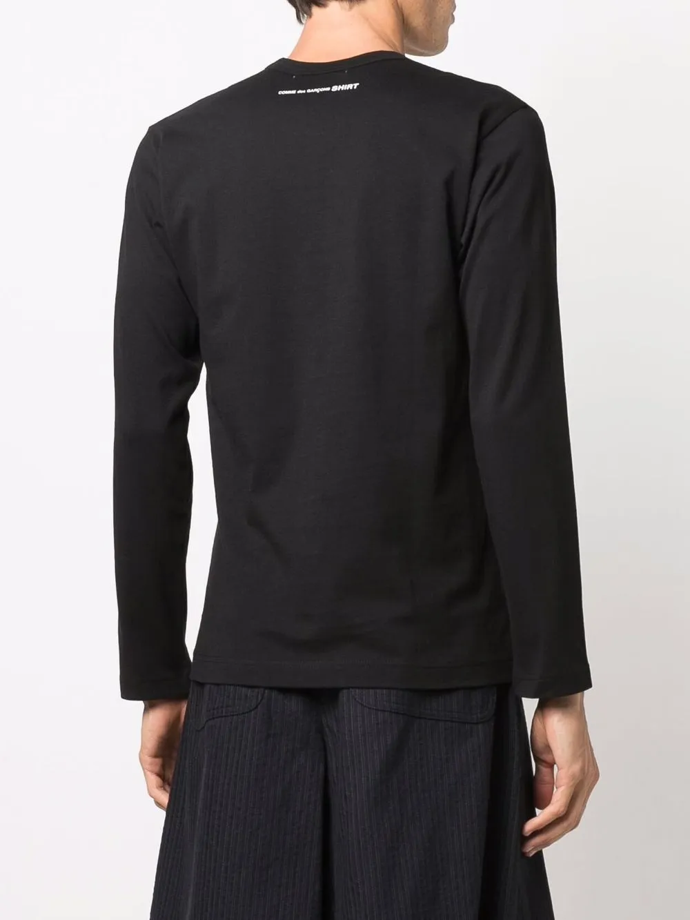 Comme Des Garçons T-shirt met logoprint Zwart