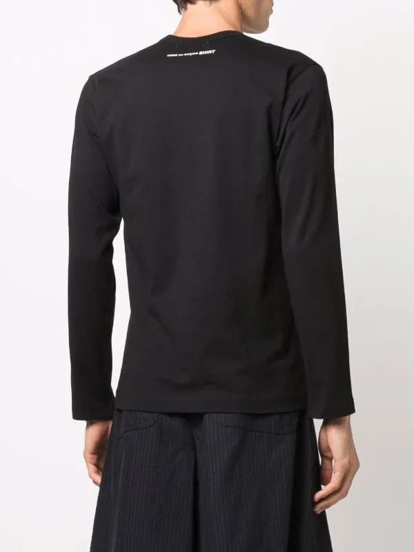 BLACKCOMMEdesGARCONS ロングTシャツ M COMME des GARCONS コムデギャルソン Tシャツ 長袖 ロンT クルー