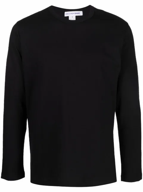 Comme Des Garçons logo-print long-sleeve T-shirt