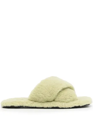 Fluffy slip on shoes Clearance