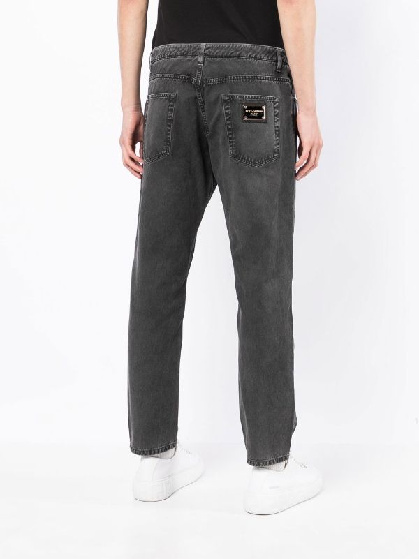 Dolce & Gabbana logo-plaque Denim Jeans - Farfetch