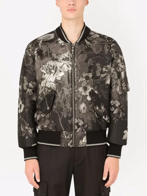 floral print bomber jacket mens