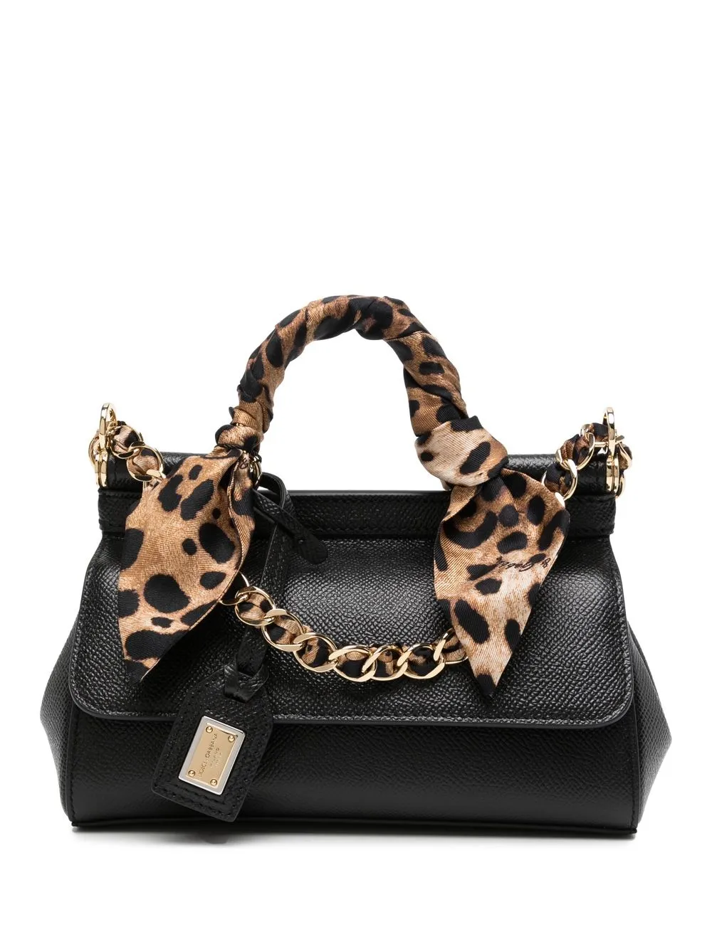 

Dolce & Gabbana tote con mascada - Negro