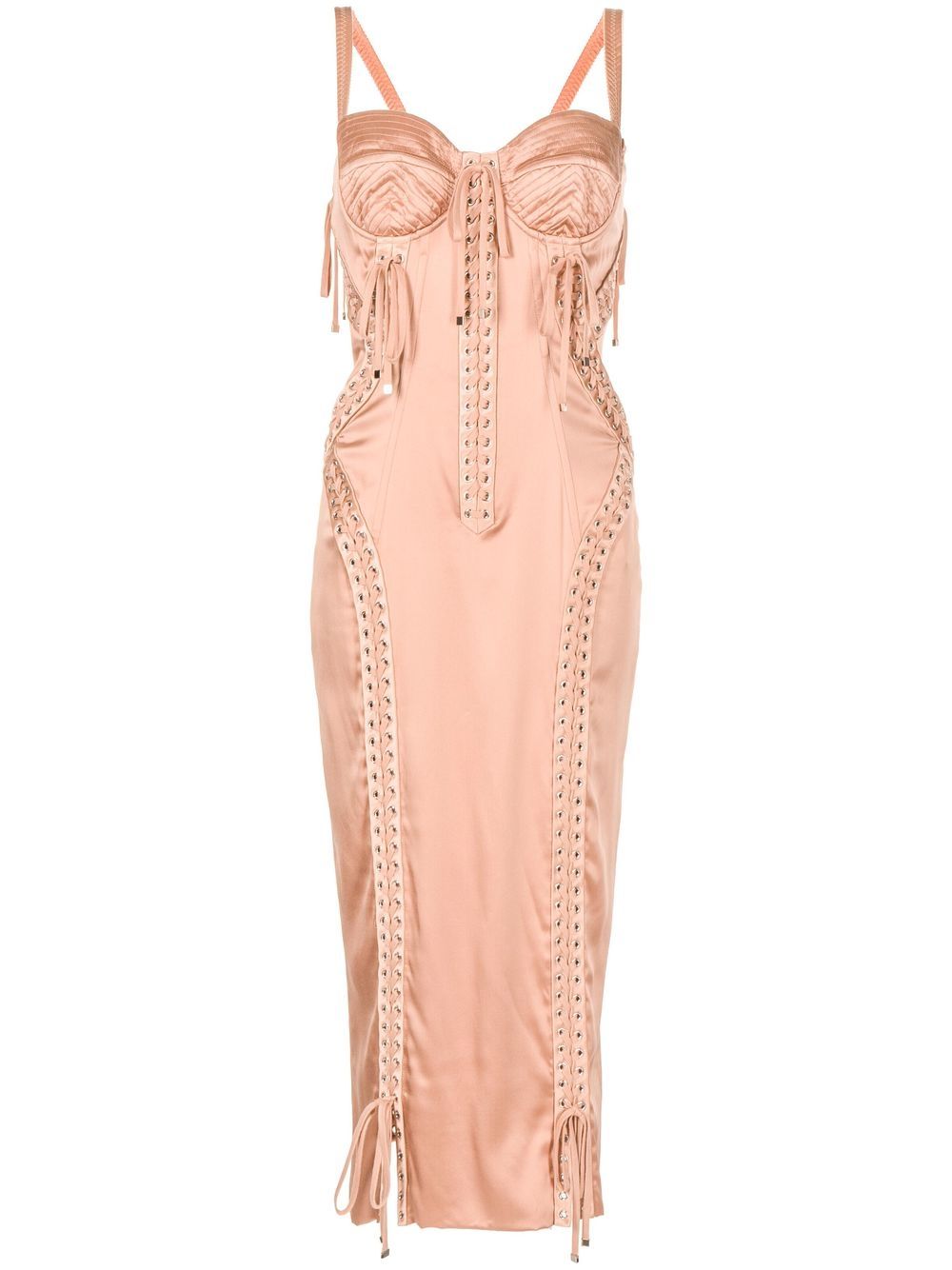 Versace sweetheart-neck sleeveless dress Women