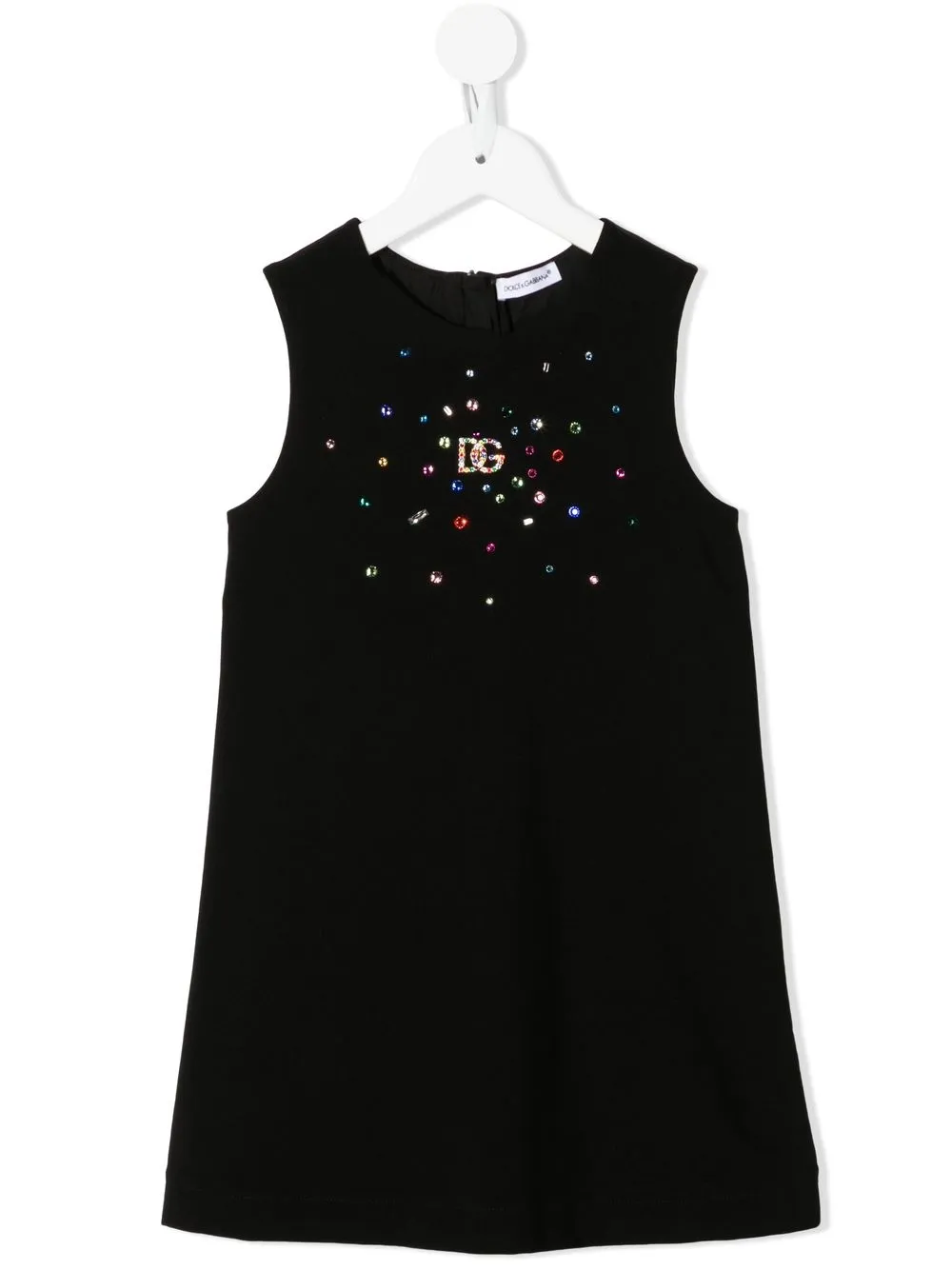 

Dolce & Gabbana Kids top con logo estampado - Negro