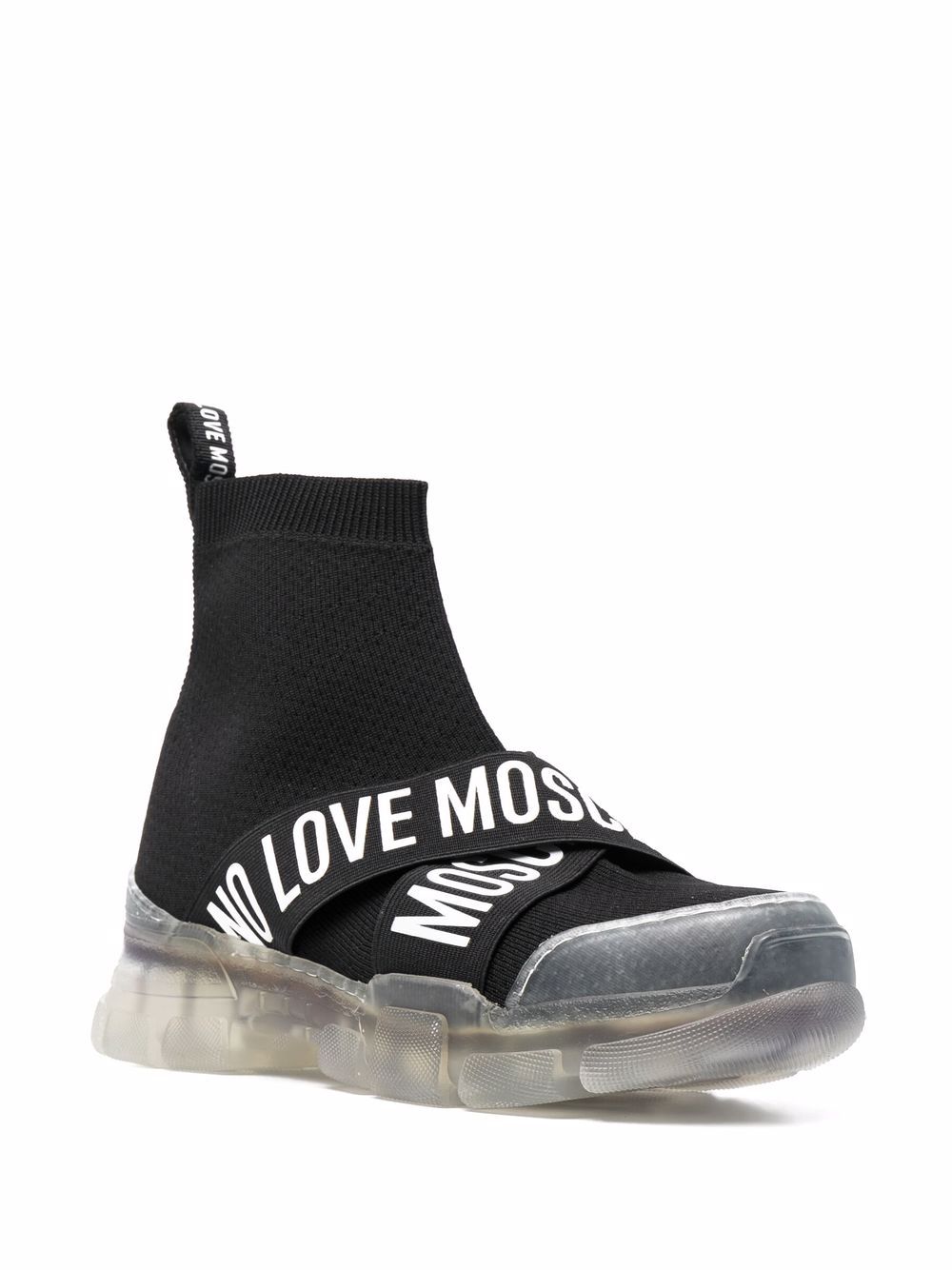 фото Love moschino слипоны с логотипом