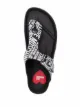 Love Moschino logo print flip-flops