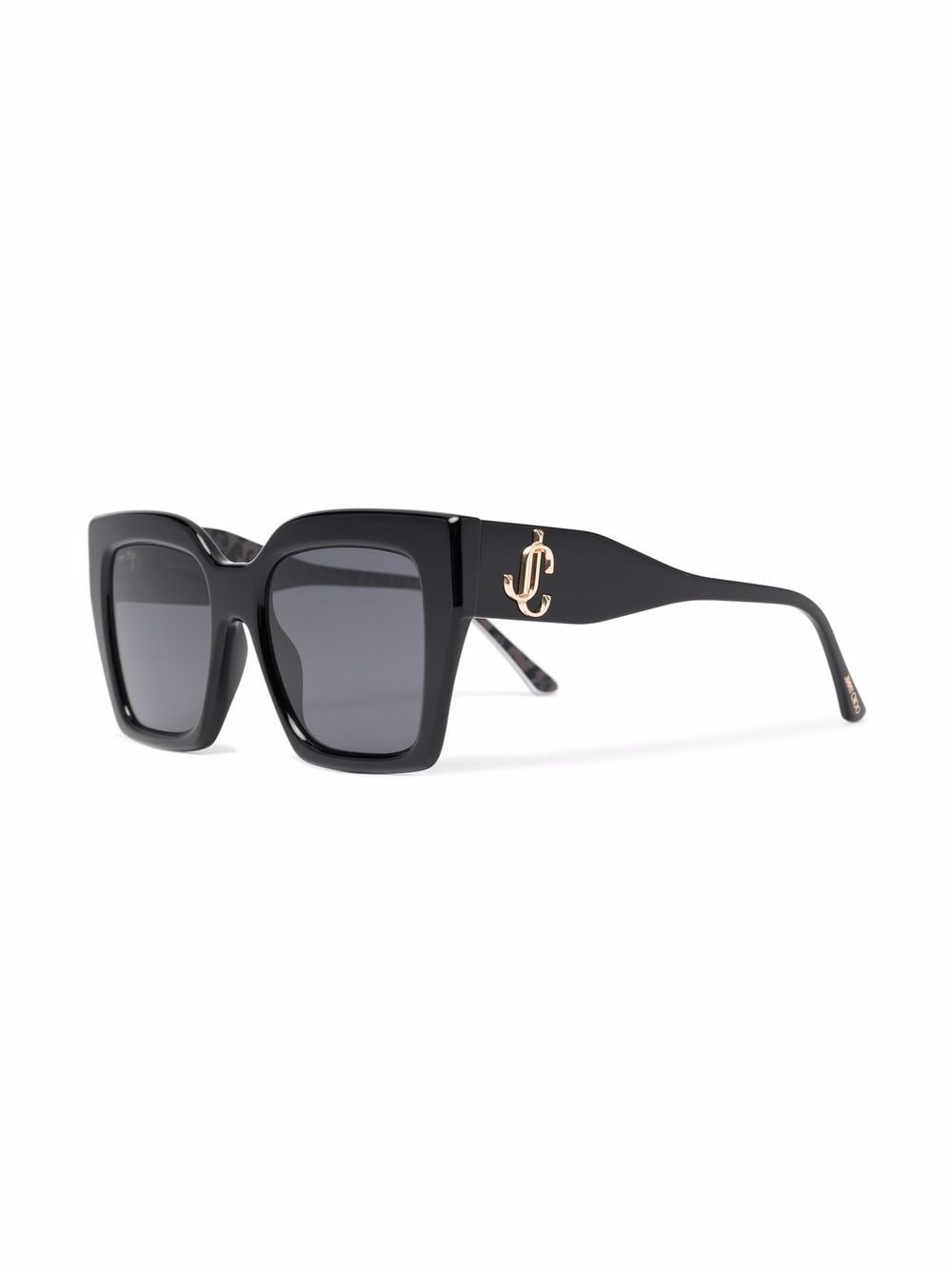 Jimmy Choo Eyewear Zonnebril met oversized montuur - Zwart