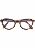 L.G.R tortoiseshell-frame glasses - Brown