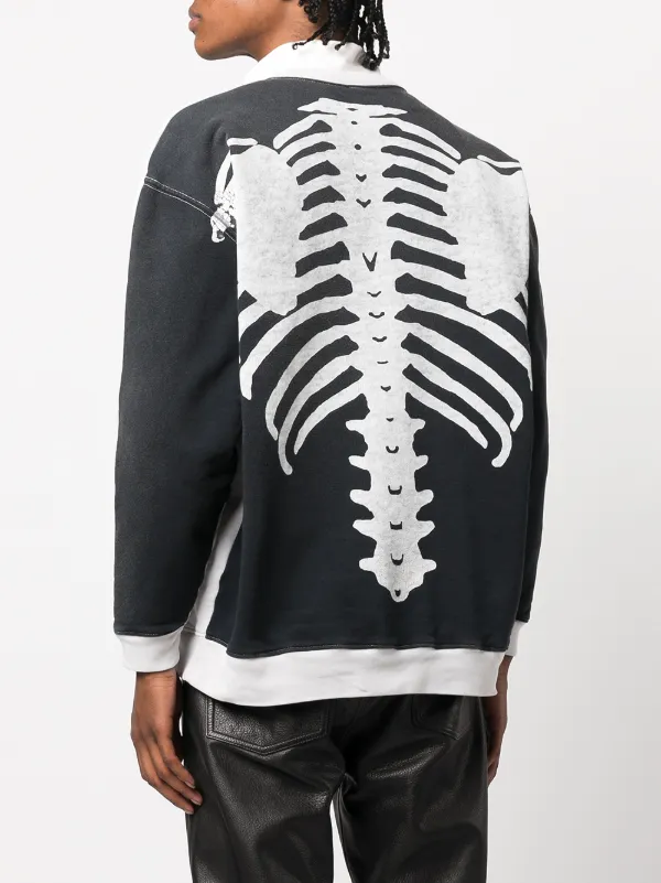 kapital skeleton sweatshirt