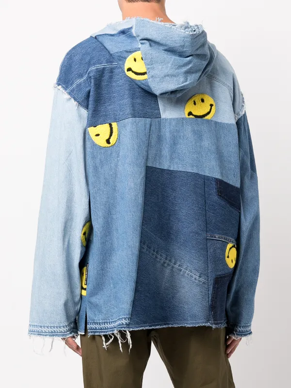 Kapital BAJA Denim Deconstructed Hoodie 