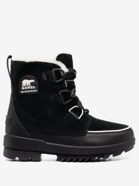 SOREL faux-fur trim suede boots