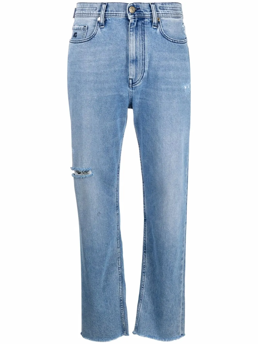 

Jacob Cohen boyfriend jeans con tiro alto - Azul