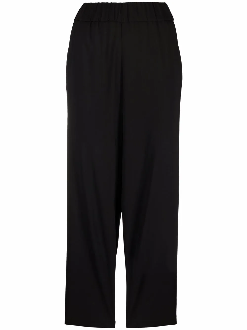 

Barena wide-leg elasticated trousers - Black