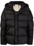 Ten C oversized hooded down jacket - Black